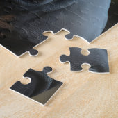 Personaliseer Naam Gehoornde Rhino Gift Legpuzzel (Zijkant)