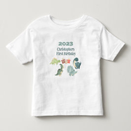 Personaliseer Naam Jaar Eerste Verjaardag Schattig Kinder Shirts