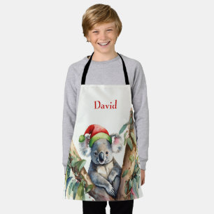 Personaliseer Naam Kerst Koala in gumtree Schort