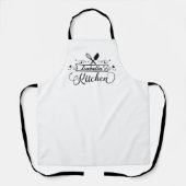 Personaliseer naam keuken schort geweldig cadeau v (Voorkant)