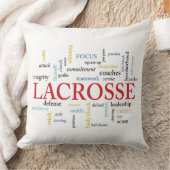Personaliseer Naam Lacrosse Coach Bedankingswoorde Kussen (Deken)