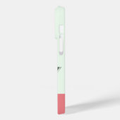 Personaliseer naam Modern Floral Case-Mate iPhone Case (Achterkant / Links)