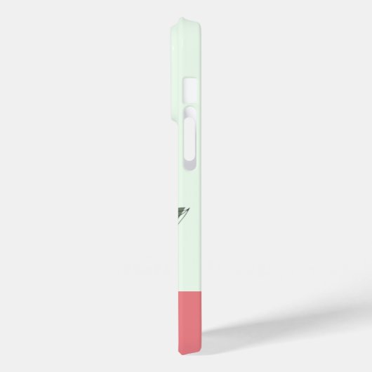 Personaliseer naam Modern Floral Case-Mate iPhone Case (Achterkant / Links)