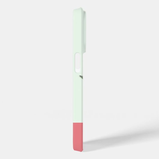 Personaliseer naam Modern Floral Case-Mate iPhone Case (Achterkant / Rechts)