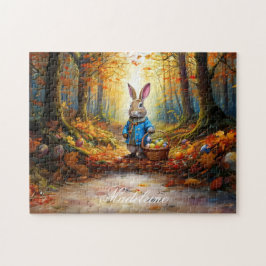 Personaliseer Naam Paashaas Eieren Mand Legpuzzel