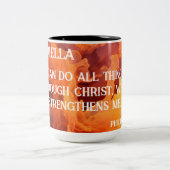 Personaliseer Naam Schrift Mok (Center)