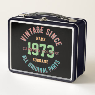 PERSONALISEER NAAM VERJAARDAG JAAR VINTAGE CADOS