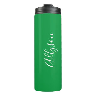 Personaliseer Naam Wht Script Verticaal, Kelley Gr Thermosbeker