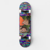Personaliseer Namen en Grote Handgemaakte Foto Persoonlijk Skateboard (Voorkant)