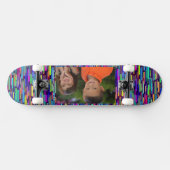 Personaliseer Namen en Grote Handgemaakte Foto Persoonlijk Skateboard (Horizontaal)