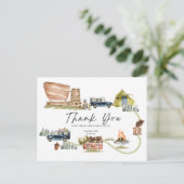 Personaliseer National Park Party Dank u kaart (Staand voorkant)