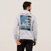Personaliseer New York City Liberty Statue Nyc Hoodie (Achterkant volledig)