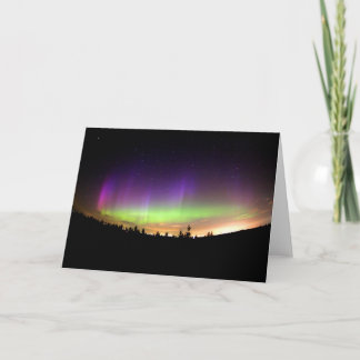 Personaliseer Noord-Licht Aurora Borealis Lucht Kaart