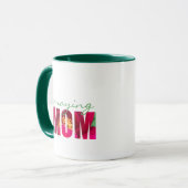 Personaliseer notitie "Bidden mam" Floral Christel Mok (Voorkant links)