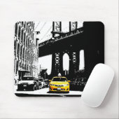 Personaliseer Nyc New York City Yellow Taxi Brookl Muismat (Met muis)