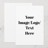 Personaliseer of Aanpas Feestdagenkaart (Voorkant / Achterkant)