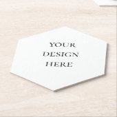 Personaliseer of Aanpas Kartonnen Onderzetters (Schuin)