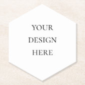 Personaliseer of Aanpas Kartonnen Onderzetters (Voorkant)