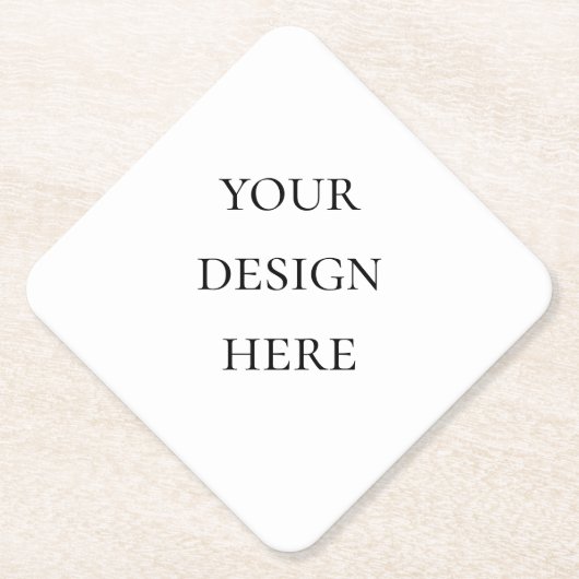 Personaliseer of Aanpas Kartonnen Onderzetters (Voorkant)