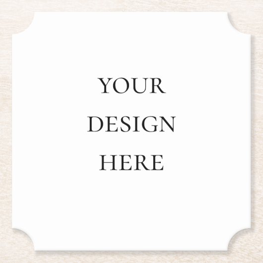 Personaliseer of Aanpas Kartonnen Onderzetters (Voorkant)