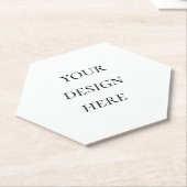 Personaliseer of Aanpas Kartonnen Onderzetters (Schuin)