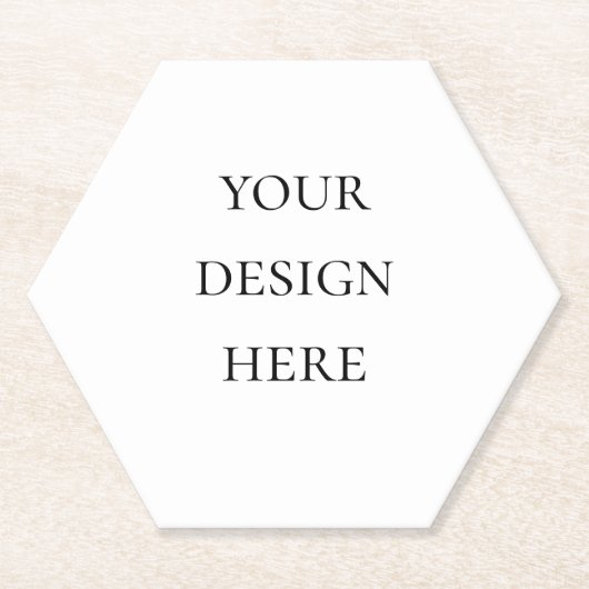 Personaliseer of Aanpas Kartonnen Onderzetters (Voorkant)