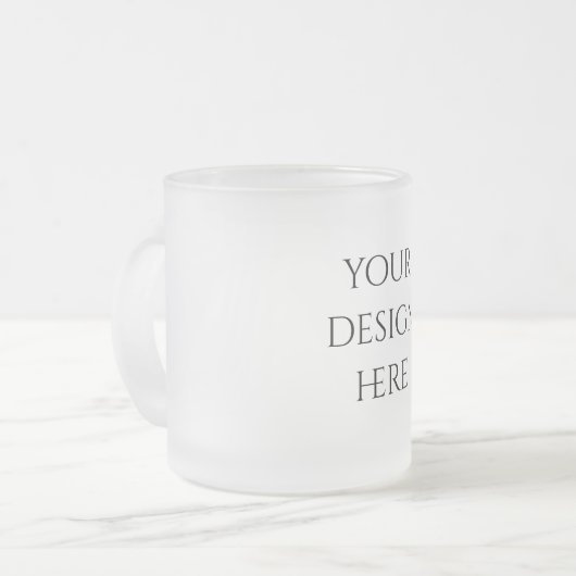Personaliseer of Aanpas Matglas Koffiemok (Voorkant links)