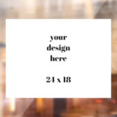 Personaliseer of Aanpas Raamsticker (Vel 2)