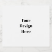 Personaliseer of Aanpas Sparkling Wijnetiket (Enkel label)