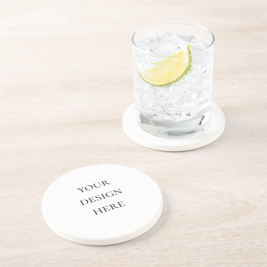 Personaliseer of Aanpas Zandsteen Onderzetter (Zijkant)