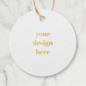 Personaliseer of Aanpassen Bedankjes Labels (Voorkant)