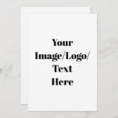 Personaliseer of Aanpassen Feestdagenkaart (Voorkant / Achterkant)