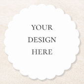 Personaliseer of Aanpassen Kartonnen Onderzetters (Voorkant)