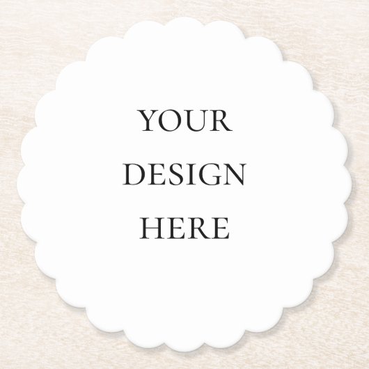 Personaliseer of Aanpassen Kartonnen Onderzetters (Voorkant)