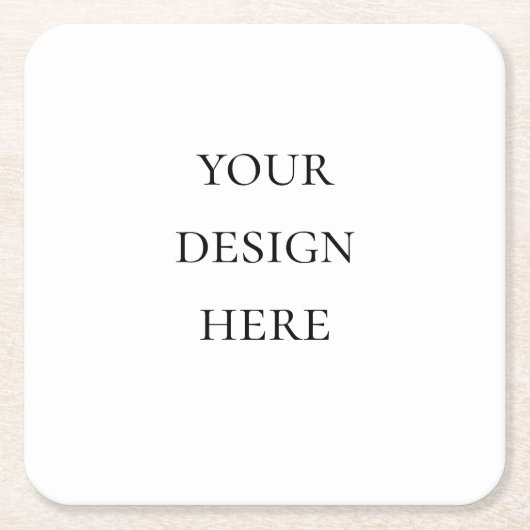 Personaliseer of Aanpassen Kartonnen Onderzetters (Voorkant)