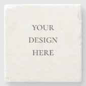 Personaliseer of Aanpassen Stenen Onderzetter (Voorkant)