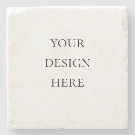Personaliseer of Aanpassen Stenen Onderzetter (Voorkant)