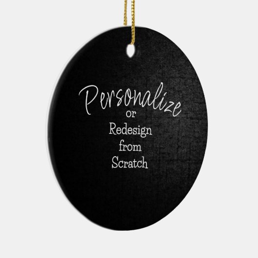 Personaliseer of Creëer vanaf Scratch - Keramisch Ornament (Rechts)