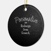 Personaliseer of Creëer vanaf Scratch - Keramisch Ornament (Links)