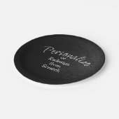 Personaliseer of Creëer vanaf Scratch - Papieren Bordje (Gekanteld)