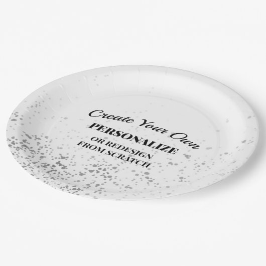 Personaliseer of herontwerp - Creëer uw eigen Papieren Bordje (Gekanteld)