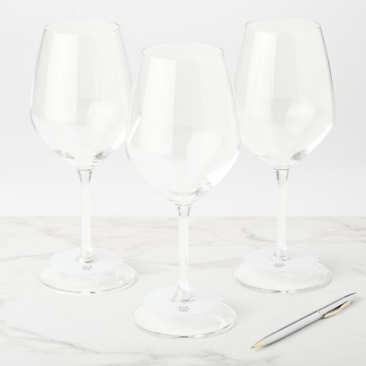 Personaliseer of Maatwerk Wijnglaslabel (Set)