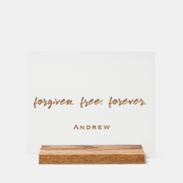 Personaliseer offerte Modern Christelijk Vergeven  Acryl Bord