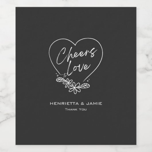 Personaliseer Old School Wijn Etiket (Enkel label)