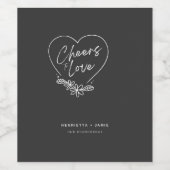 Personaliseer Old School Wijn Etiket (Enkel label)