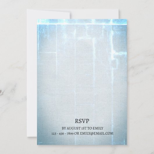 Personaliseer onder het Zee Sweet 16 verjaardagsfe Kaart (Achterkant)