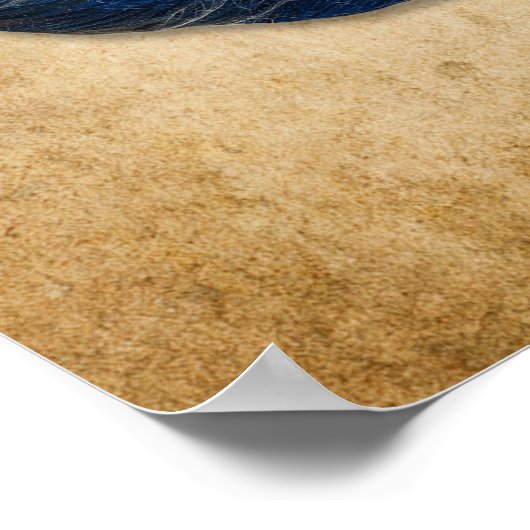 Personaliseer ons familiegeloof land opgegroeid poster (Hoek)