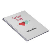 Personaliseer ons liefdesverhaal notitieboek (Rechterzijde)