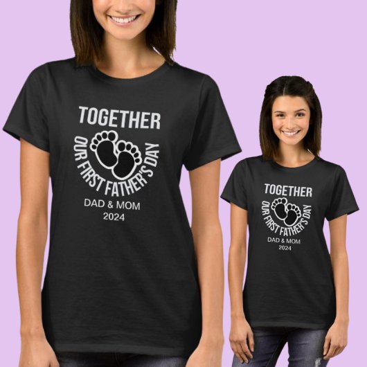Personaliseer onze eerste Vaderdag samen T-shirt