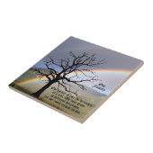 PERSONALISEER ONZE FAMILIEQUOTE CERAMIC TILE TEGELTJE (Zijkant)